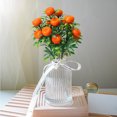 thumbnail image 4 of Bonsái artificial simulado en maceta, decoración para sala de estar, mesa de comedor, decoración en maceta para el hogar, simulación de plástico, plantas de frutas y verduras en macetas., 4 of 6