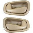 thumbnail image 3 of Interior Tan Beige Door Handle for 1998-2002 Toyota Corolla, 1998-2002 Chevy Prizm Inside Door Handles-4PK, Front or Rear, 3 of 4