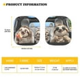 thumbnail image 7 of Binienty Windshield Sun Shade Funny Sloth Car Sun Shade Automotive Accessories Lightweight Reflect UV Cars Window Shade Universal for Auto Sedan Van SUV 2 Pcs, 7 of 7