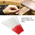 thumbnail image 4 of 10pcs Plated Metal Handle File Jewelry Making Watch Repair Carving Tool Set, 4 of 8
