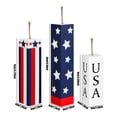 thumbnail image 3 of Patriotic Decorations, Americana Decor, 4Th of July Decor, Wooden Decor, Table Decor Centerpieces, Star Decorations, Usa, 3 Pc, Independence Day, Dining Room, Red White Blue, 3 of 5
