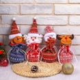 thumbnail image 2 of Bolsa de regalo de Navidad Suministros de vacaciones presentes Forma de muñeco de nieve/alce/Papá Noel, 2 of 5