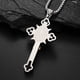 thumbnail image 3 of Colgante de crucifijo Sailing para hombre en plata antigua, 3 of 4