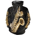 thumbnail image 5 of Sudadera con capucha con estampado 3D de saxofón para hombre, instrumentos musicales, moda, manga larga, sudaderas casuales con gráficos de saxofón, 5 of 5