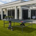 thumbnail image 4 of Kettler Outdoor 6 Table Tennis 4-Player Bundle with Dual Locking System, True Play Back Position, and Wheels for Transport, 4 of 6