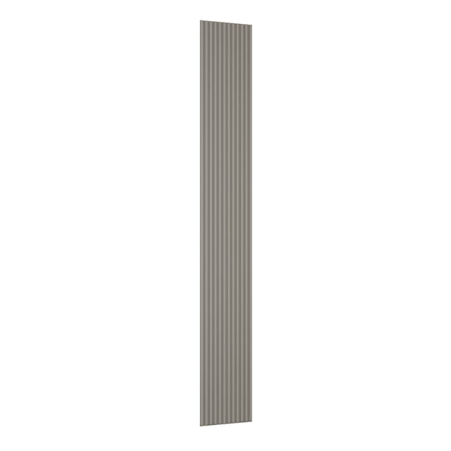 Panel Decorativo para Pared Bossa Ripado Central 7 Piezas Titanio