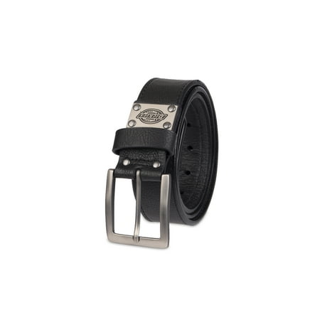 Dickies - Dickies Work Belt for Men - Leather with Double Prong Buckle ...