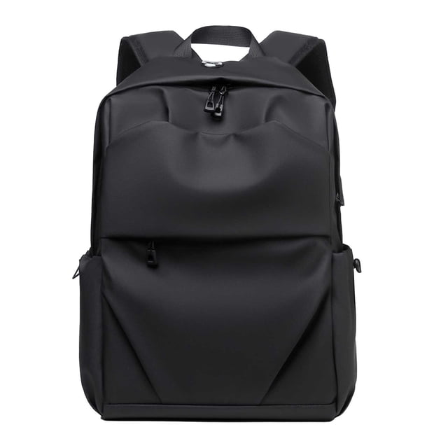 Minimalist Laptop Backpack with Logo-Free Design, Waterproof Travel Bag for Business School, Large Capacity Organizer with Hidden Pockets, Adjustable Shoulder Straps for Comfort