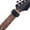 Black, variant on NFTIGB 19cm Guitar String Mute Punk Style Fretboard Muting Wrap Dampener for 7-String Acoustic Electric Bass Guitars, Black