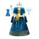 thumbnail image 1 of Valiente Mérida niñas vestido Halloween princesa disfraz niños fiesta verde Vintage vestidos invierno otoño manga larga terciopelo ropa 7-8T (etiqueta 140) Gao Jinjia LED, 1 of 2