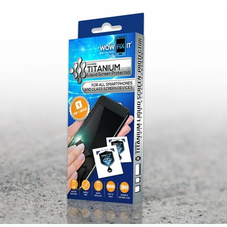 Invisible TITANIUM Liquid Screen Protector with NanoTechnology for ALL Smartphones and Glass Screen