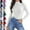 09# White, variant on Women's Turtleneck Long Sleeve Shirts 2025 Fall Basic Tees Ribbed Fitted Tops Thermal Layering Knit Top Clothes，Navy XL