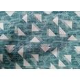 thumbnail image 4 of oneOone Cotton Poplin Elf Green Fabric Texture & Triangle Geometric Sewing Craft Projects Fabric Prints By Yard 42 Inch Wide, 4 of 4