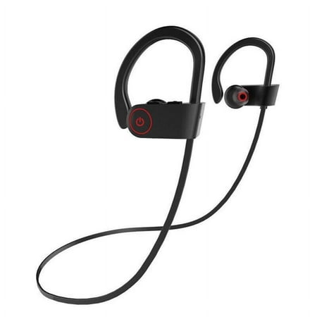 Mpow U8 Bluetooth 5.0 Earbuds Stereo Sport Wireless Headphone Running Headset Waterproof, Black Headphone Wire