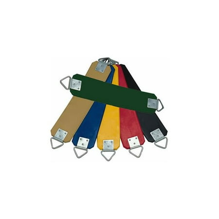 Jensen S130G Commerical Rubber Strap Seat with TriAngle Hardware - Green