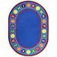 thumbnail image 2 of Alphabet Spots 10'9" x 13'2" Area Rug In Color Multi, 2 of 2