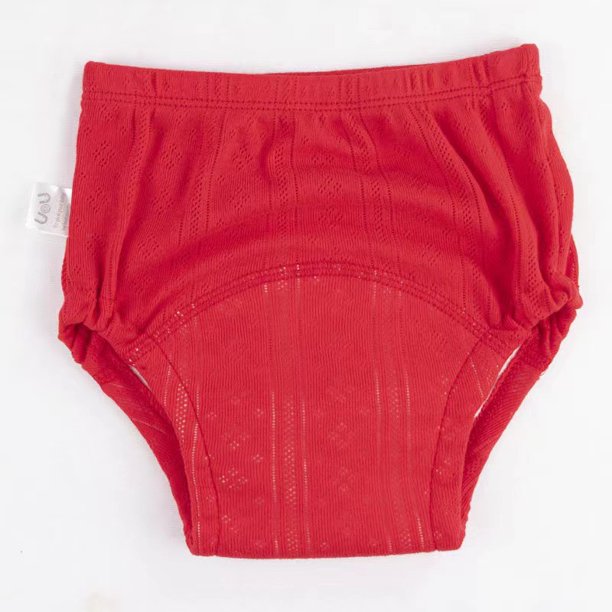 Pantalones de entrenamiento para bebés, lavables, calados, transpirables, de tela, de algodón, para el verano