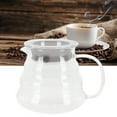 thumbnail image 3 of Sonew Glass Coffee Carafe,Clear Coffee Server,Glass Coffee Server Professional Glass Coffee Carafe Coffee Pot for Bar Kitchen Counter, 3 of 8