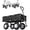 Black, variant on Memoryfield 400 lbs Heavy Duty Steel Garden Cart, Utility Wagon with Removable Mesh Sides, 10" All-Terrain Tires, Yard Cart for Lawn, Garden & Farm, Green