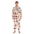thumbnail image 3 of FORMRS Onesies Pajama for Adults Unisex Hoodie Winter Jumpsuit One Piece Sleepwear, Sizes S-2XL, Christmas Gift Train, 3 of 7