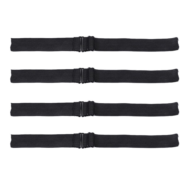 Miangastore 4 Pcs Bandes Élastiques Ajustables pour Bords de Perruque Écharpes pour Poser
