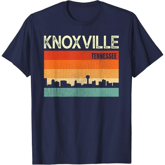 Velto Knoxville Tennessee Town Skyline T-Shirt All Size S-5XL