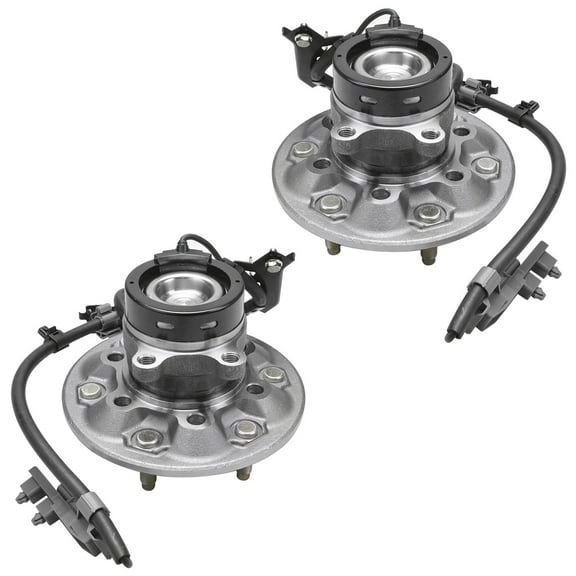 Detroit Axle - 2WD Front Wheel Bearing Hubs for Chevy Colorado GMC Canyon, Isuzu i-280 i-290 i-370, Bearing Hub Replacement Wheel Bearing & Hubs Assembly [w/ ZQ8 Package]