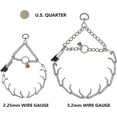 thumbnail image 3 of Herm Sprenger Stainless Steel Dog Collar with Quick Release ClicLock Buckle for Small Medium Large Dogs Training Collar for Dogs Made in Germany, 3 of 9
