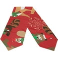 thumbnail image 2 of Coolnut 13"x90" Rectangle Christmas Deer Pattern Printed Table Runner for Wedding Birthday Holiday, 2 of 5