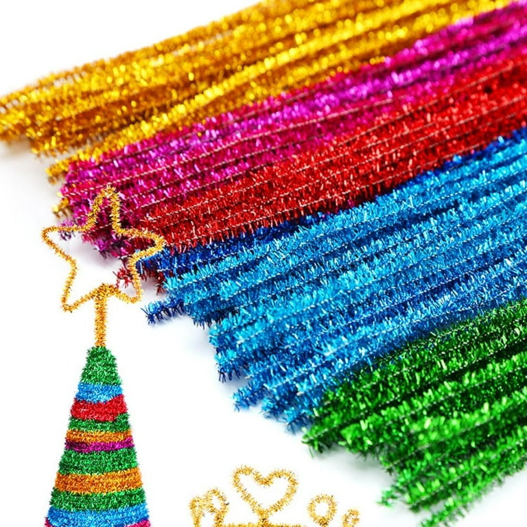 100pcs Glitter Crafting Kids Educational Party Decoration DIY Pipe