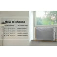 thumbnail image 2 of WMGHA AC Cover Indoor, Air Conditioner Unit Cover, Indoor Air Conditioner Cover for Window Units,Double Insulation Anti-Rust Adjustable Inside Window AC Cover, 2 of 2
