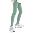 thumbnail image 3 of Bullpiano Girls Full Length Athletic Leggings Kids High Waist Tight Active Dance Running Yoga Tights, 3 of 4
