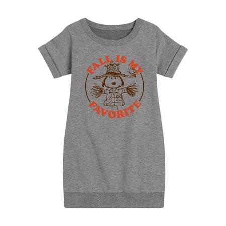 

Peanuts - Fall Is My Favorite - Toddler And Youth Girls Fleece Dress
