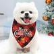 thumbnail image 1 of xihome Pañuelo bandana navideño de cuadros escoceses para mascotas, ideal para perros y gatos pequeños, medianos y grandes. Tela de franela reversible., 1 of 6