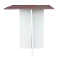 thumbnail image 1 of Mesa De Centro Minimalista Vinil Metalico Mdf Melamico Resistente Cafe, 1 of 4