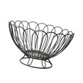 thumbnail image 5 of Tongina Fruit Basket Fruit Serving Basket Round Snack Holder for Bread Fruit Veggies Medium Black, 5 of 8