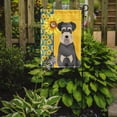 thumbnail image 2 of Summer Sunflowers Salt Pepper Natural Ears Schnauzer Flag Garden Size, 2 of 5