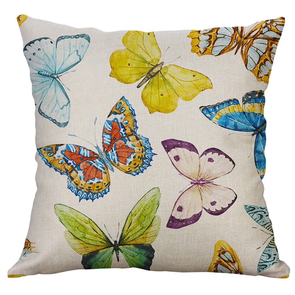 2PCS  butterfly cushion cover throw cover 