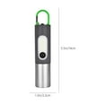 thumbnail image 3 of Outdoor Multifunctional Flashlight High Brightness | Long Range LED Camping Light | Emergency Work Lamp | Handheld Green Handle | 4 Modes | Durable Plastic | 6.3" | 1 Pack, 3 of 8