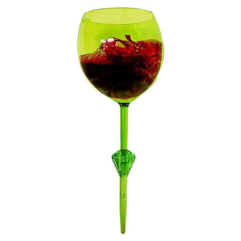 Tohuu Floating Wine Glass for Pool Shatterproof Poolside Wine