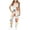 ZE-Orange, variant on Girls Jumpsuits V Neck Spaghetti Strap Jumpsuits Baggy Harem Long Overalls Vintage Floral Graphic Jumpers with Pockets Kids Clothes