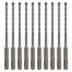 thumbnail image 1 of Juego de brocas de martillo de carburo, juego de brocas de martillo perforador de 10 piezas Juego de brocas de martillo creado magistralmente, 1 of 8