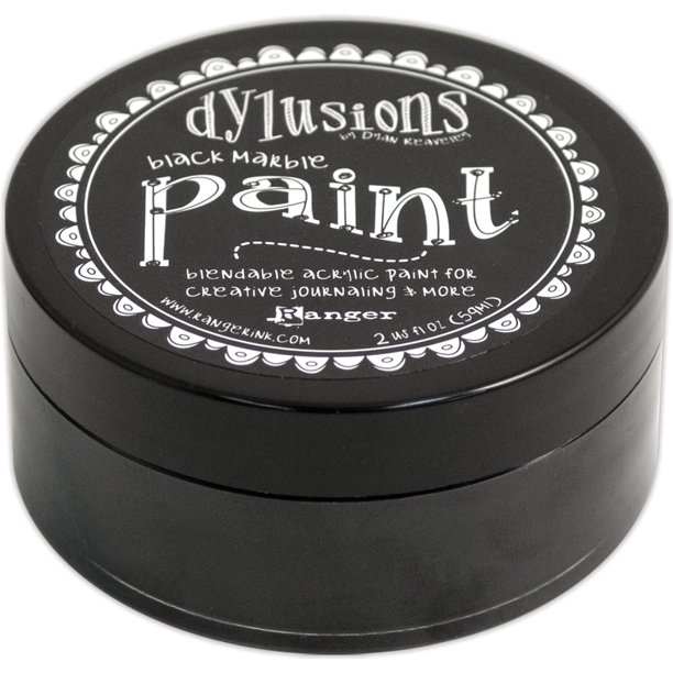 Dylusions par Dyan Reaveley Peinture Acrylique Blendable Marbre Noir 2oz