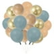 thumbnail image 1 of Globos de látex únicos para fiestas con cinta, globos de helio redondos de 10 pulgadas para decoración de bodas, graduaciones y cumpleaños, 20 piezas, 1 of 6