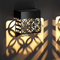 thumbnail image 2 of Luz Solar de pared para exteriores, lámpara de pared impermeable para jardín, iluminación LED blanca cálida para exteriores para terrazas, 8 piezas, 2 of 4