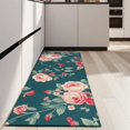 thumbnail image 4 of Pioneer Flower Floral Print Pattern Kitchen Rug Mat,Kitchen Runner Rugs Non Skid Washable,Decorative Kitchen Floor Mats for Kitchen,Sink,Laundry,17"X47", 4 of 5