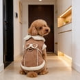 thumbnail image 4 of Winter Dog Vest, Warm Sherpa-Lined Coat with Bow & D-Ring for Small Dogs, 4 of 4