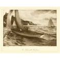 thumbnail image 2 of Henry, Napier 18x15 Black Ornate Wood Framed with Double Matting Museum Art Print Titled - Falmouth Harbor, 2 of 4