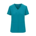 thumbnail image 4 of Natural Uniforms Womens Essential Cool Stretch Jogger Scrub Set (Medium, Teal), 4 of 6