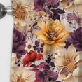 thumbnail image 4 of Designart "Sunshine In Purple And Yellow Flower Garden" Botanical Blackout Curtain Panels, 4 of 4